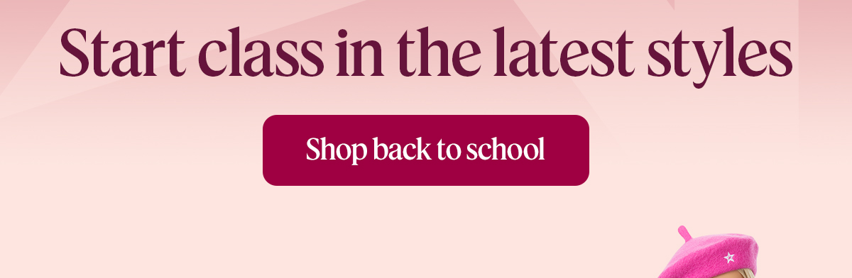 Shop back to school
