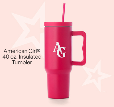 American Girl 40 oz Insulated Tumbler