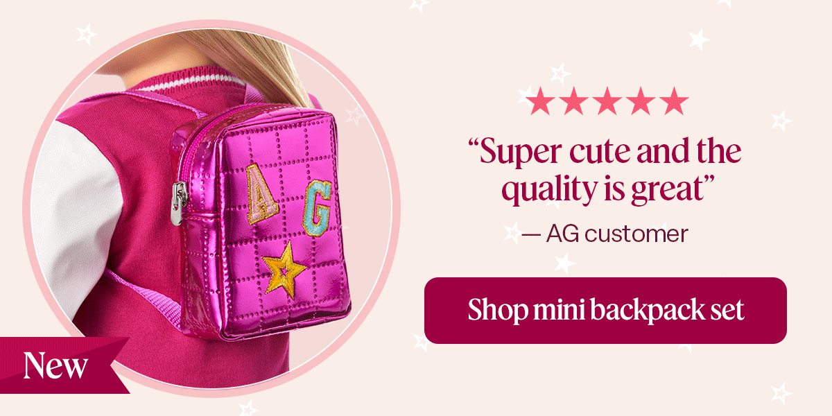 Shop mini backpack set
