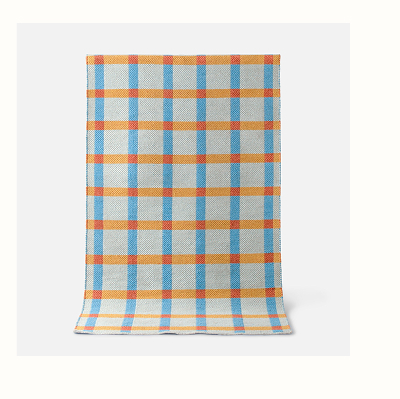 Plaid Wool Rug
