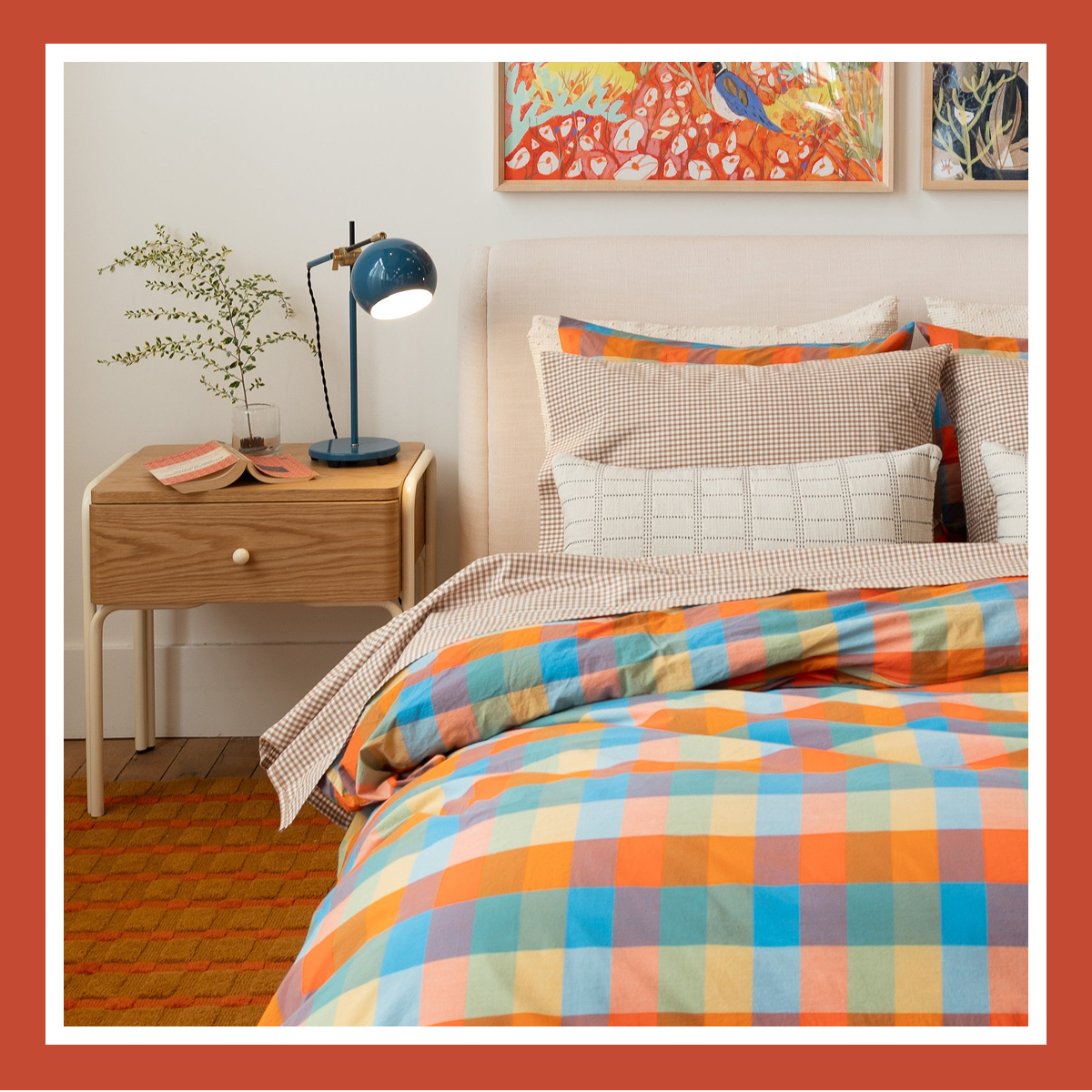 Woven Plaid Duvet