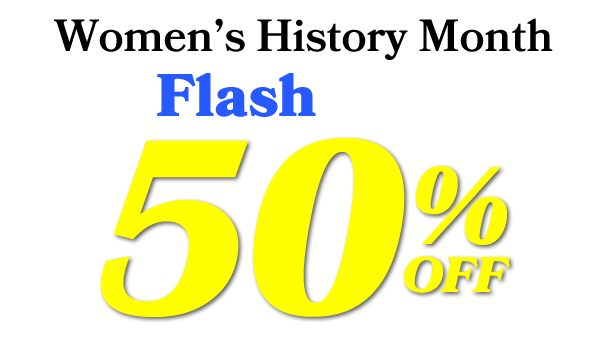 50% Off Books Celebrating Women