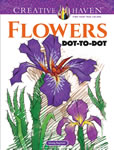 Creative Haven Flowers Dot-to-Dot Coloring Book
