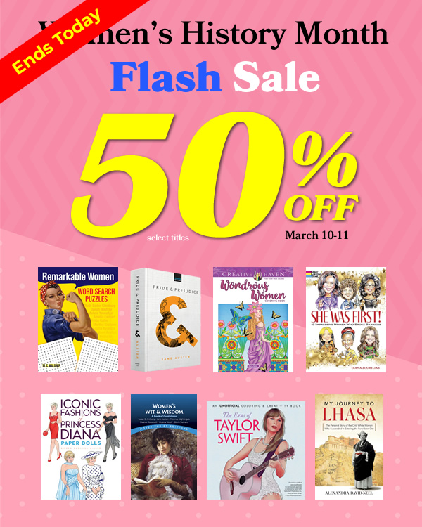 50% Off Books Celebrating Women
