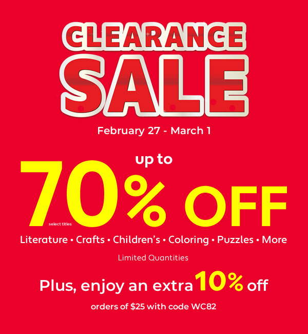 Clearance Sale! Save up to 70% +  extra 10%