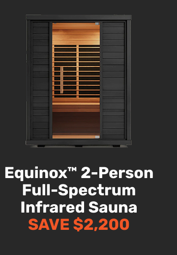 Equinox™ 2-Person Full-Spectrum Infrared Sauna