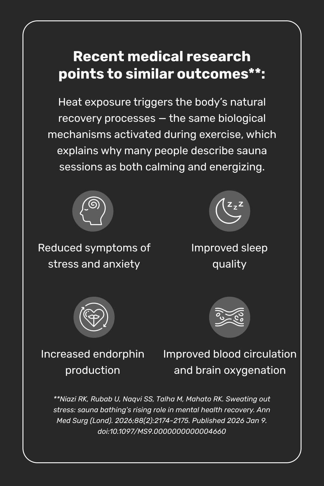 Medical Research Sauna Benefits