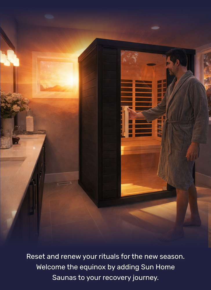 Reset and renew your rituals. Sun Home Solstice™ 2-Person Infrared Sauna