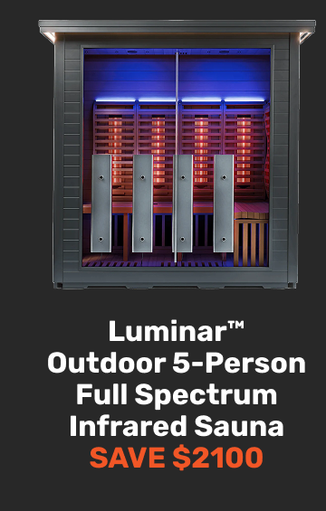 Luminar™ Outdoor 5-Person Full Spectrum Infrared Sauna