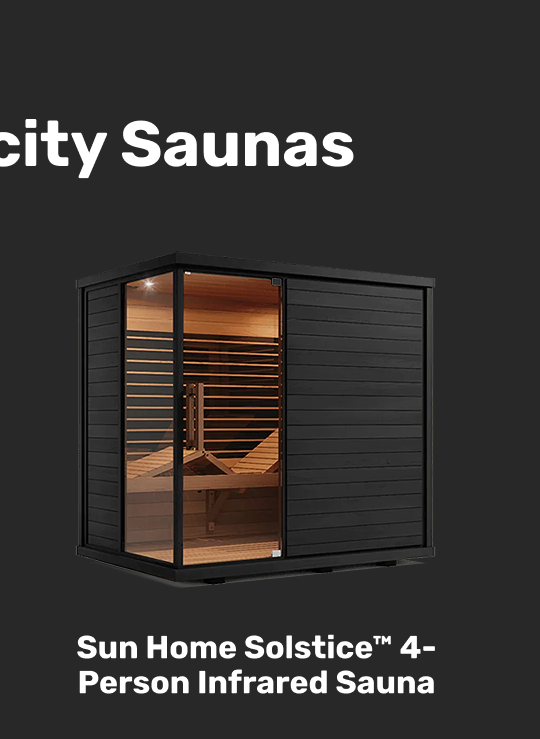 Sun Home Solstice™ 4-Person Infrared Sauna