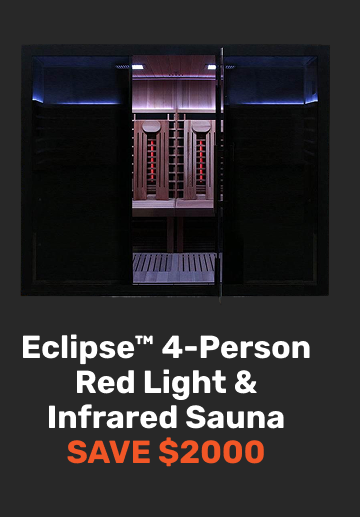 Eclipse™ 4-Person Red Light & Infrared Sauna
