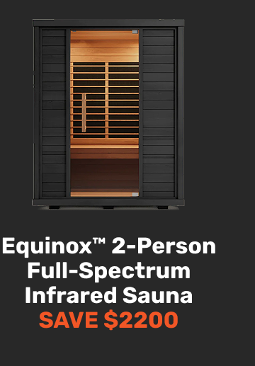 Equinox™ 2-Person Full-Spectrum Infrared Sauna