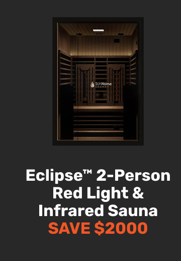 Eclipse™ 2-Person Red Light & Infrared Sauna