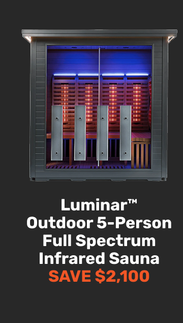 Luminar™ Outdoor 5-Person Full Spectrum Infrared Sauna