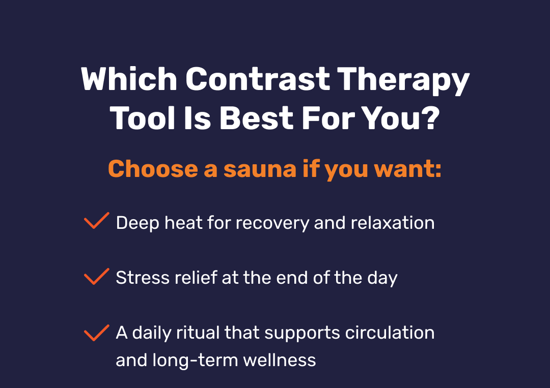 Which contrast therapy tool is best for you?
