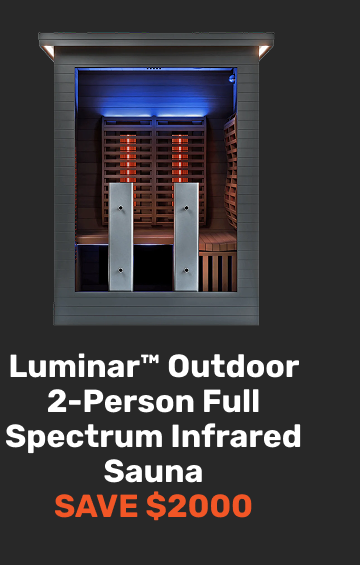 Luminar™ Outdoor 2-Person Full Spectrum Infrared Sauna