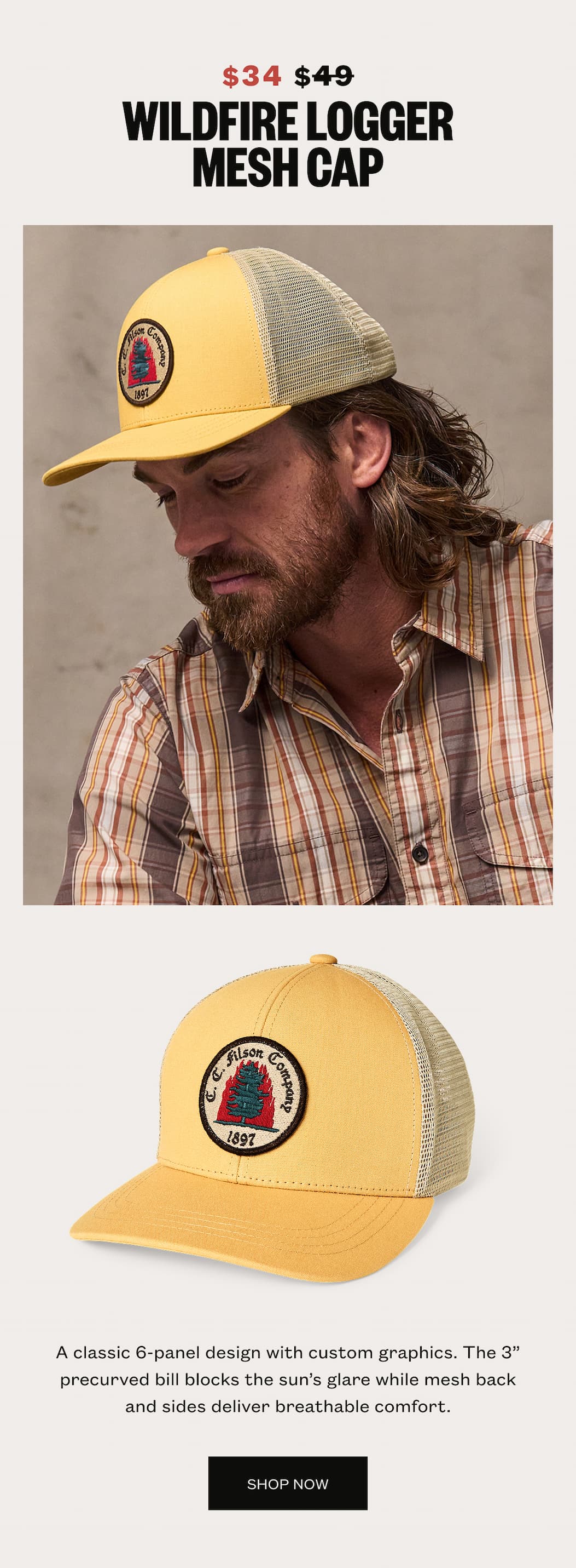 Wildfire Logger Mesh Cap