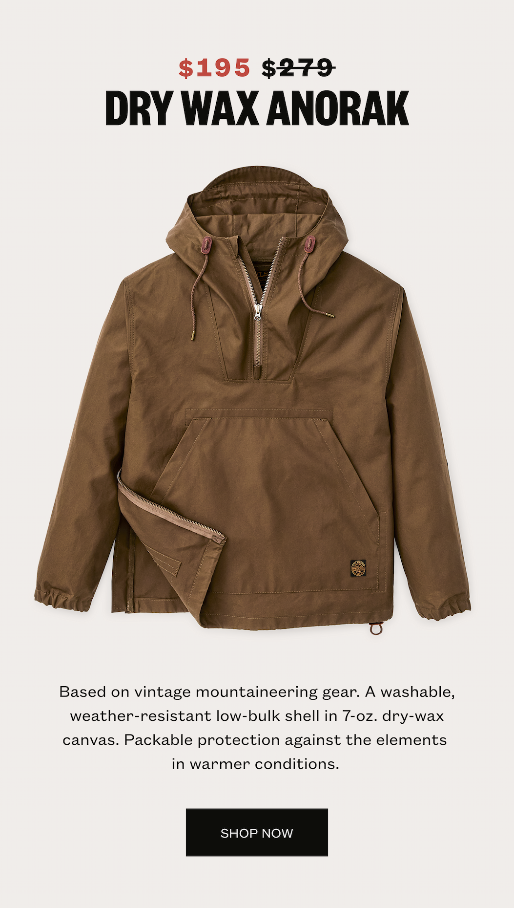 Dry Wax Anorak