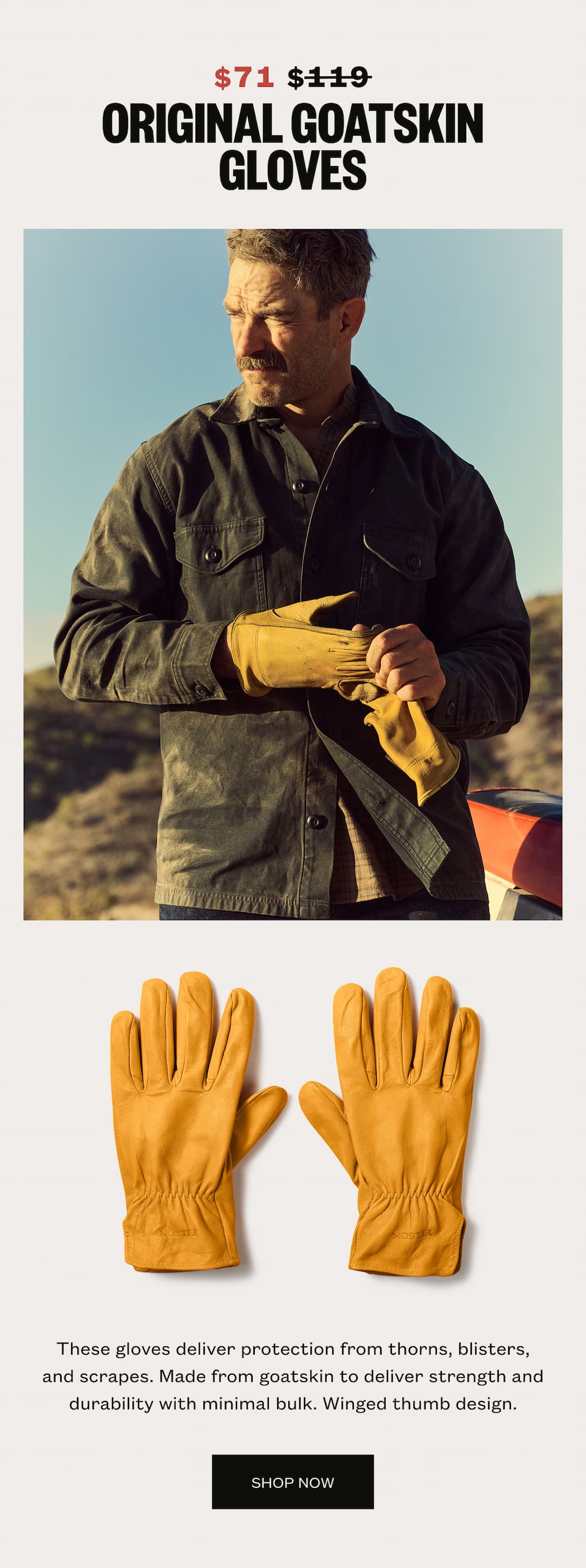Original Goatskin Gloves