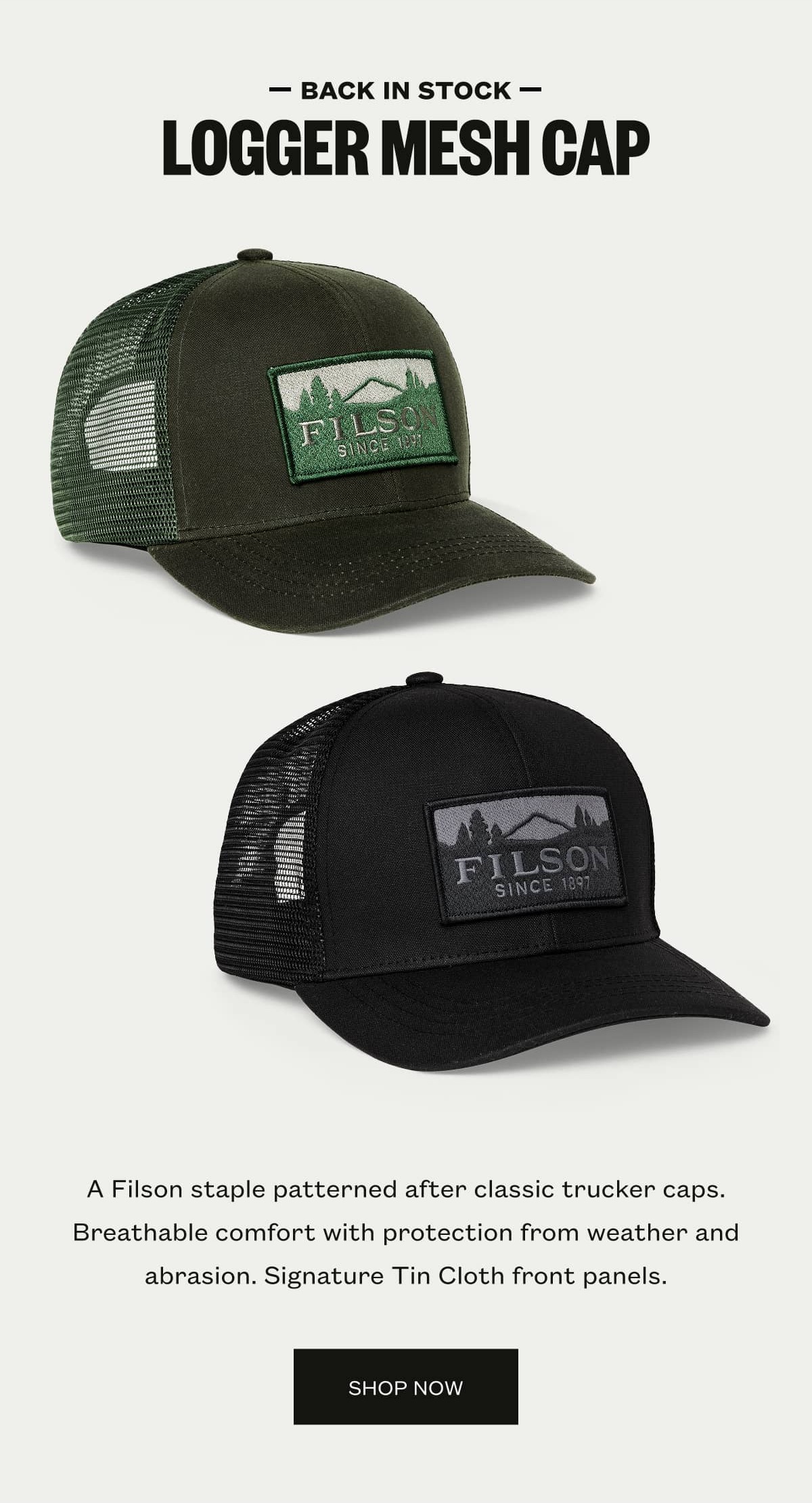 Logger Mesh Cap