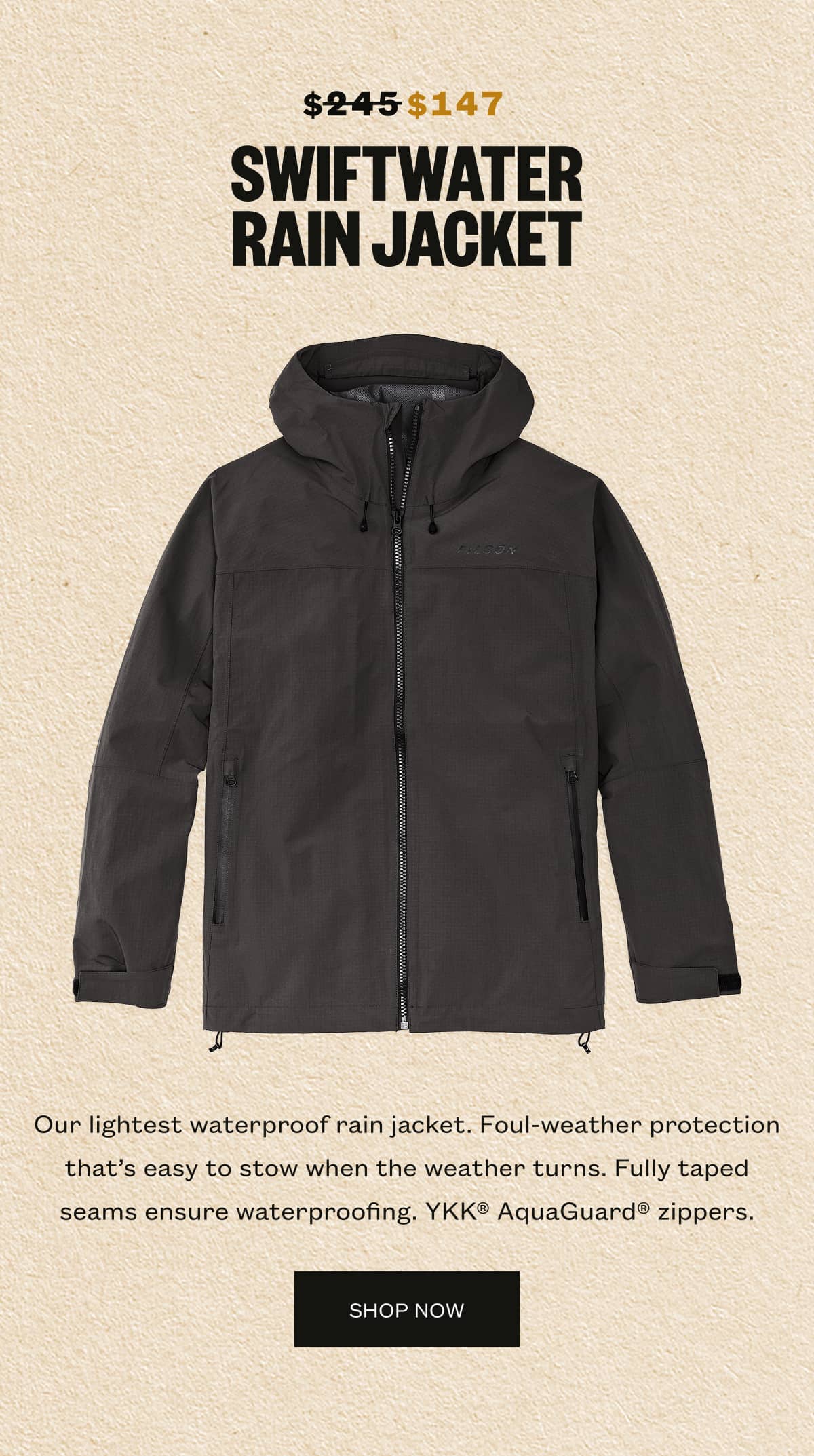 Swiftwater Rain Jacket