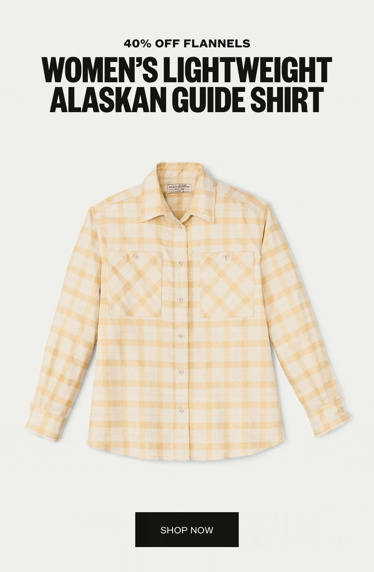 40% Off Alaskan Guide Shirts in the Outlet