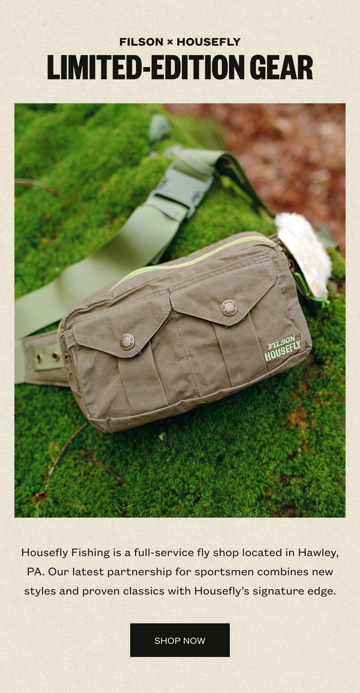 Filson x Housefly Collection