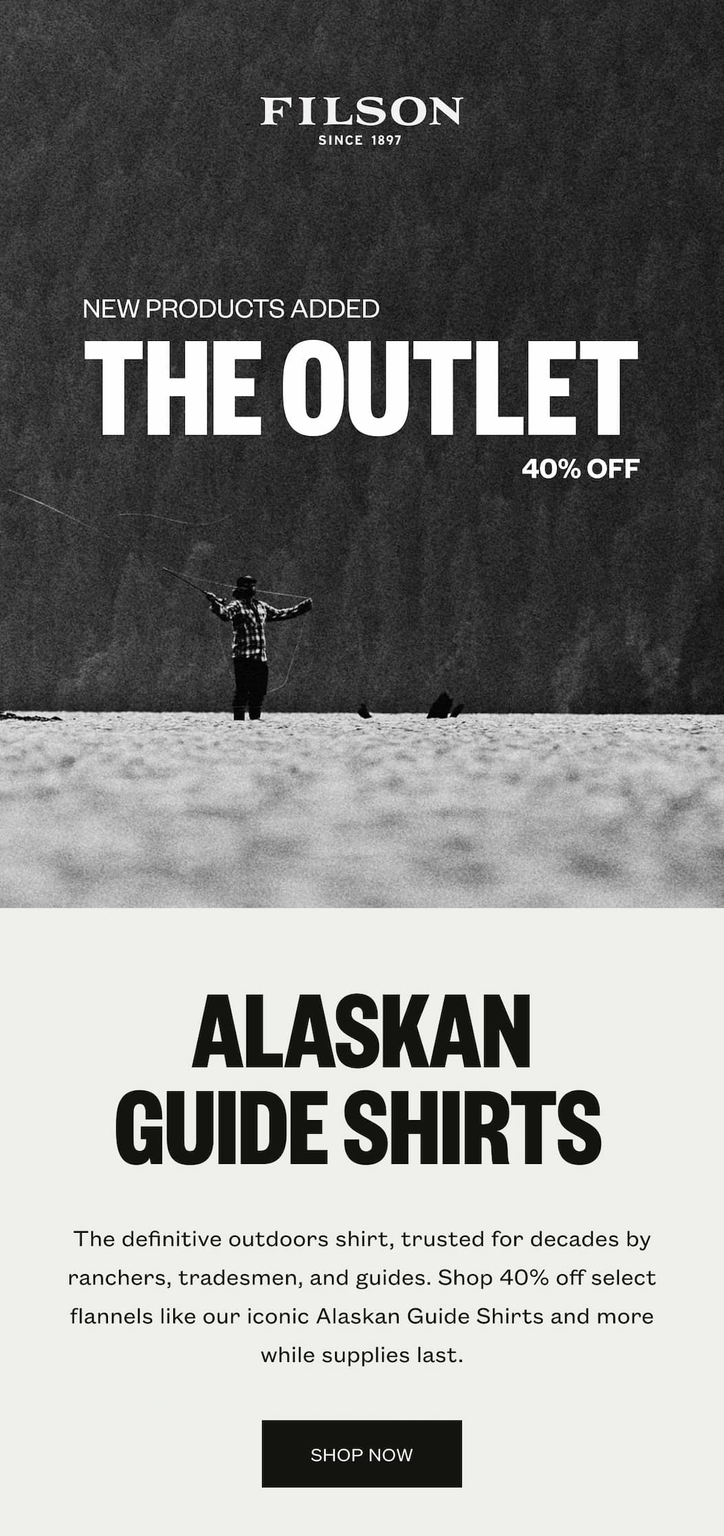 Alaskan Guide Shirts in the Outlet