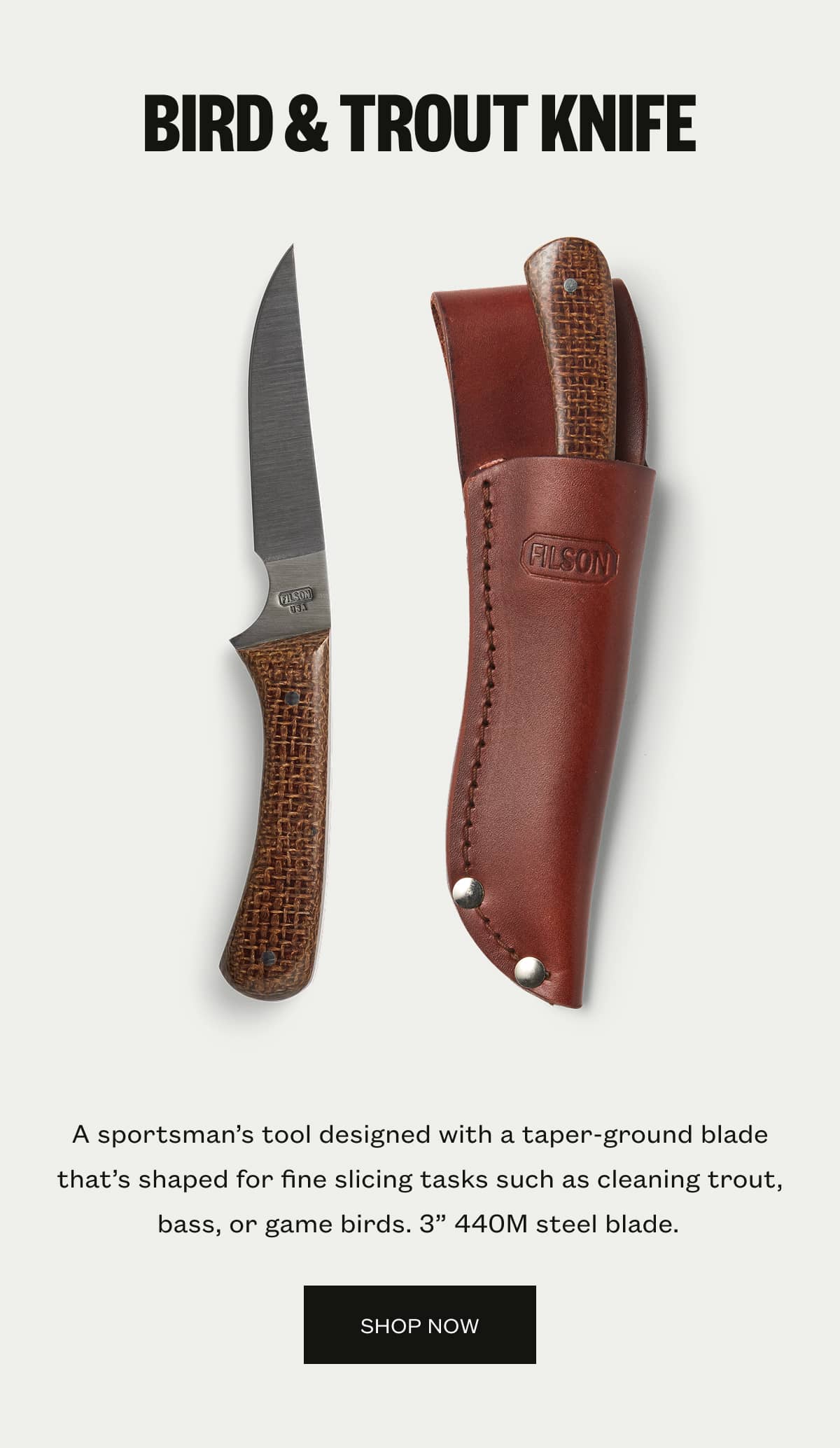 Bird & Trout Knife