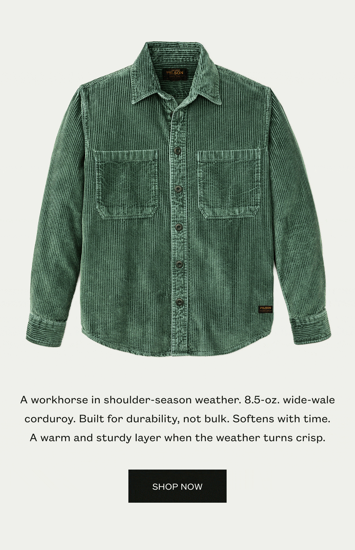 A workhorse in shoulder-season weather.
