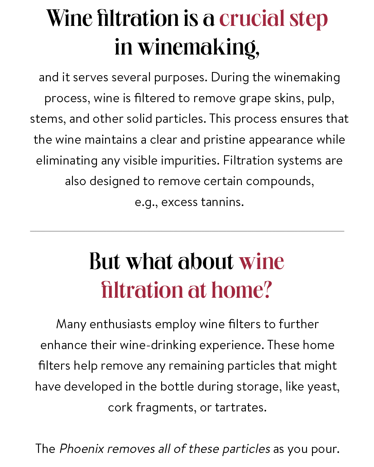 The Science Behind Wine Purification Pure Wine