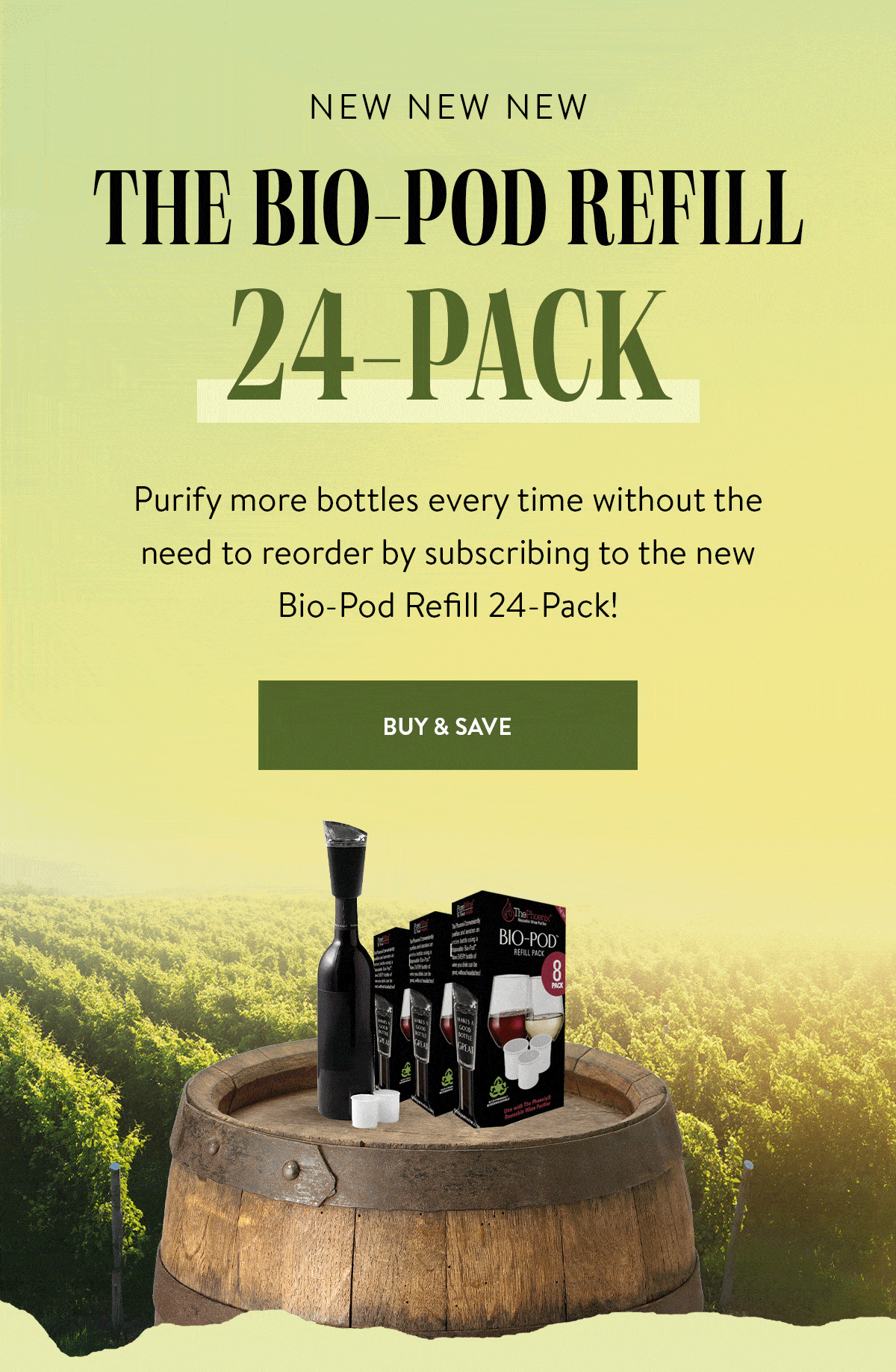 NEW BioPod 24Pack! 🥳 Pure Wine