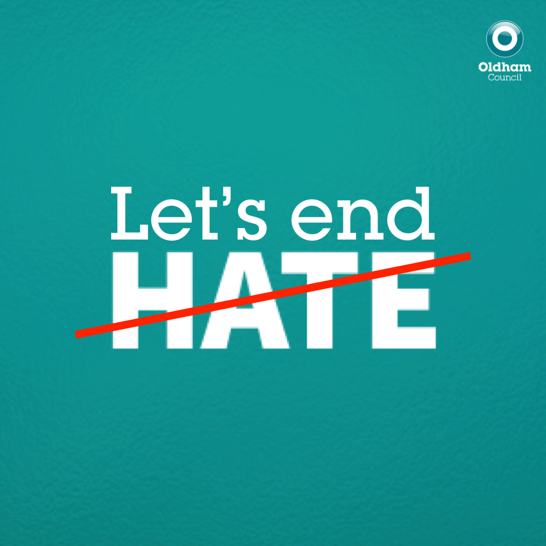 Let's end hate.