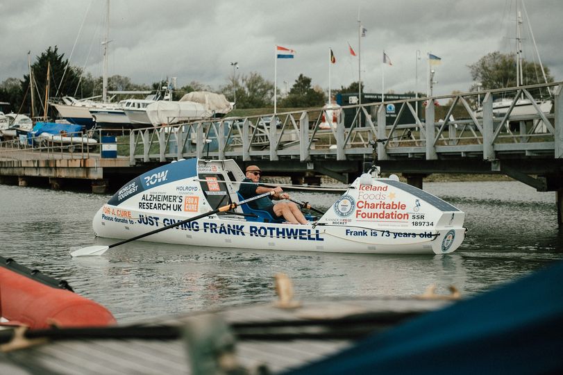 Frank Rothwell rowing the Atlantic