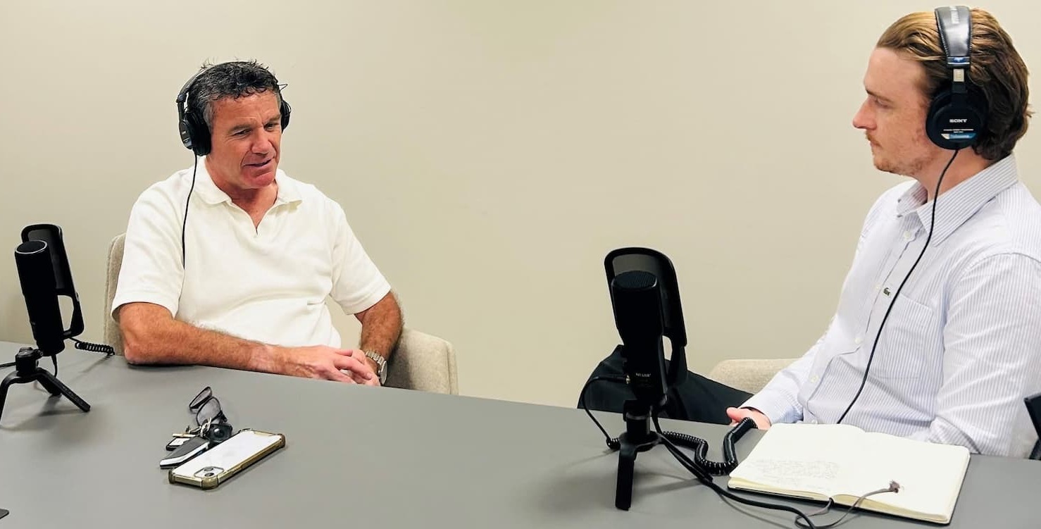 Mike Ford, Managing Director of the Roughyeds, talking on the podcast