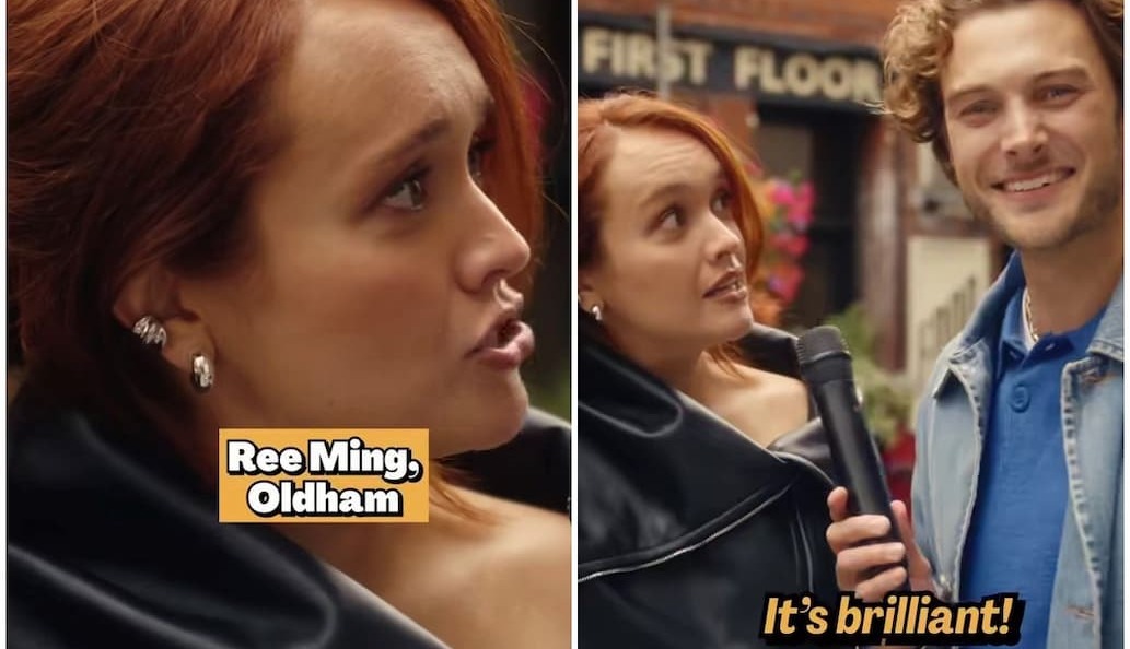 Olivia Cooke speaking on the social media account TOPJAW 
