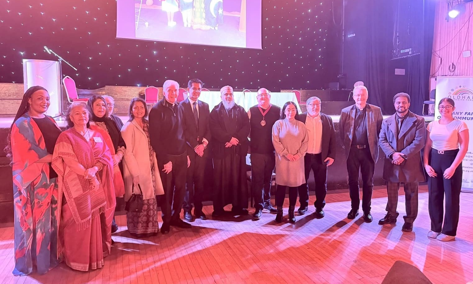 Oldham Council Leader, Cllr Arooj Shah, was delighted to join the Oldham Interfaith Forum at their annual Festival of Light, 