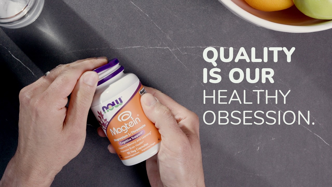 Support Brain Health with Magtein® from NOW® Supplements*