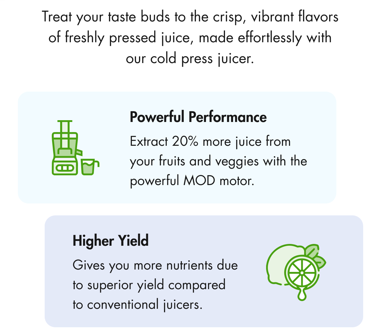 Why this juicer? Mod Appliances