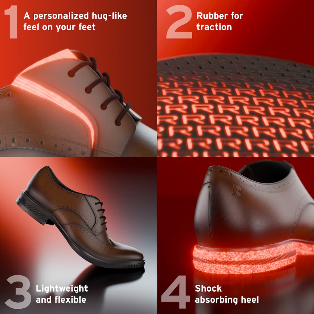 1.A personalized hug-like feel on your feet