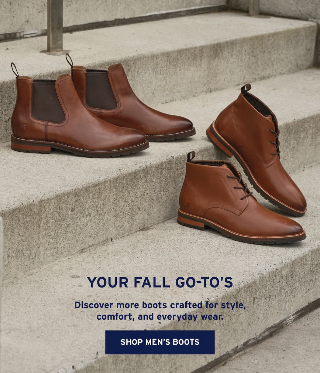 your fall go-to's [Shop Men's Boots]