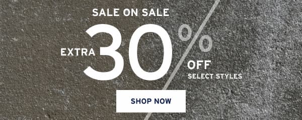 Sale On Sale Extra 30% OFF [ SHOP NOW ]