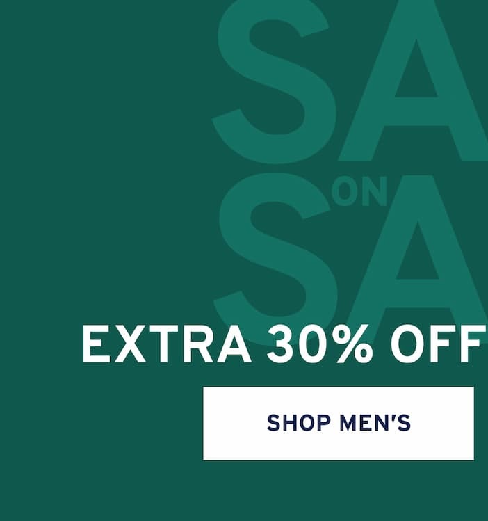 extra 30% off select styles  Shop Men's