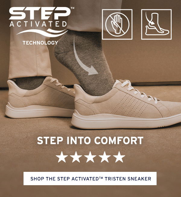 SHOP THE STEP ACTIVATED TRISTEN SNEAKER
