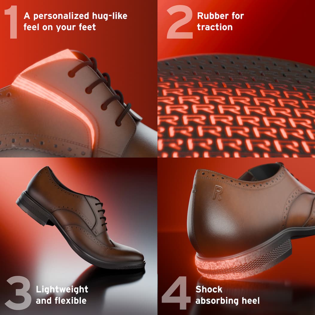 1.A personalized hug-like feel on your feet