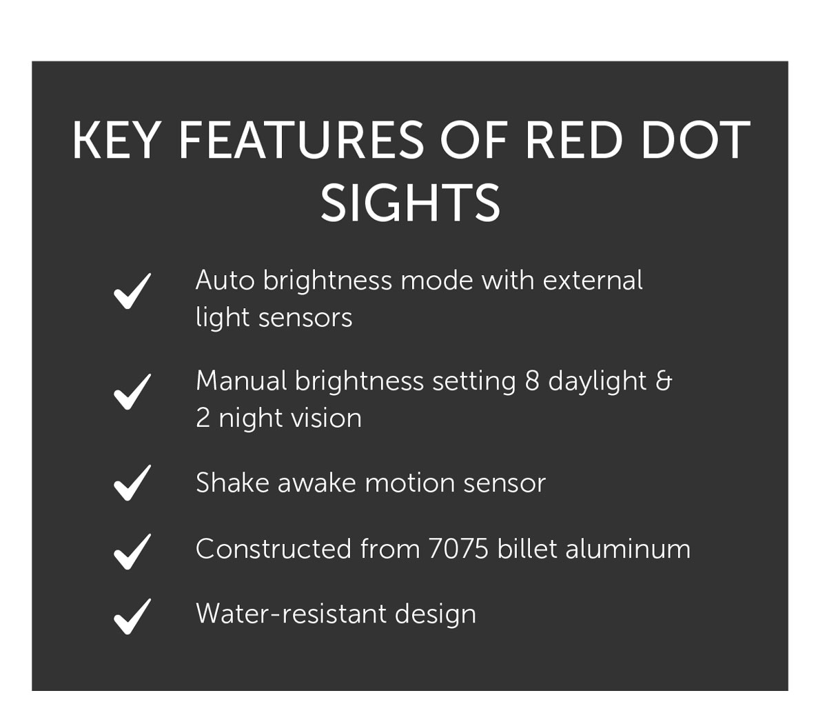 Key Features Of Red Dot Sights