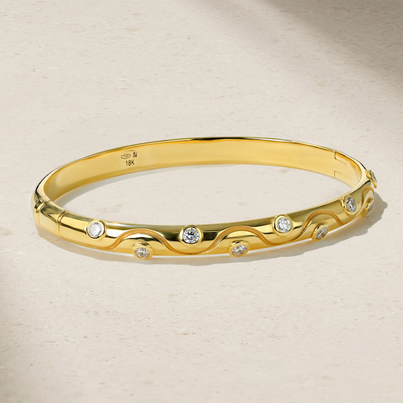 Riva Crest Diamond Bangle