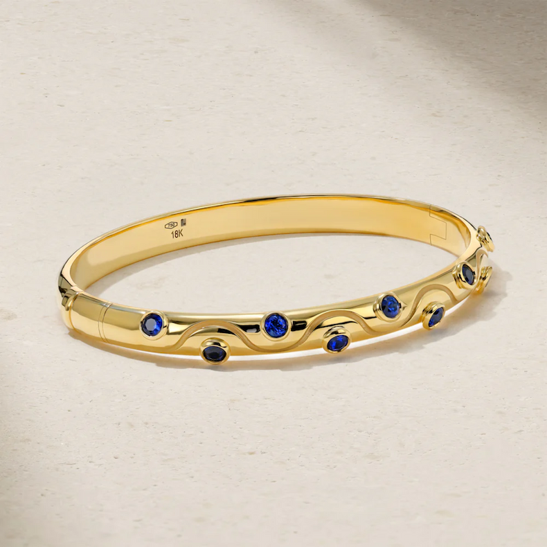 Riva Crest Sapphire Bangle