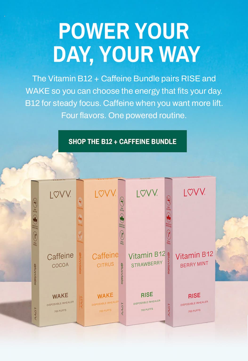 SHOP THE B12 + CAFFEINE BUNDLE