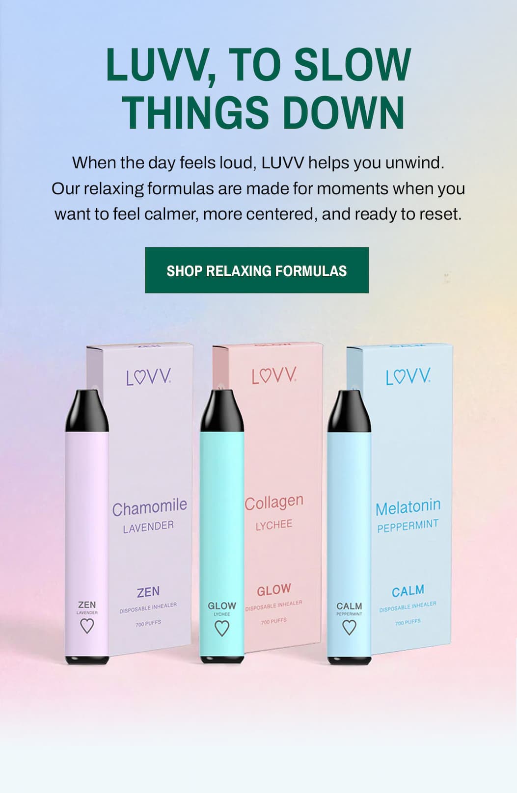 Shop Relaxing Formulas